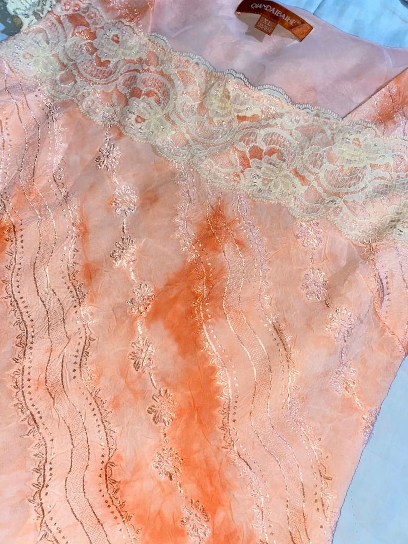 Peach Lace Blouse, Fits Medium, Xs on tag (Category: Blouses) located in General Santos City (Dadiangas). Submitted by its.tey (Listing ID 1460675372, Image 2). Description: .