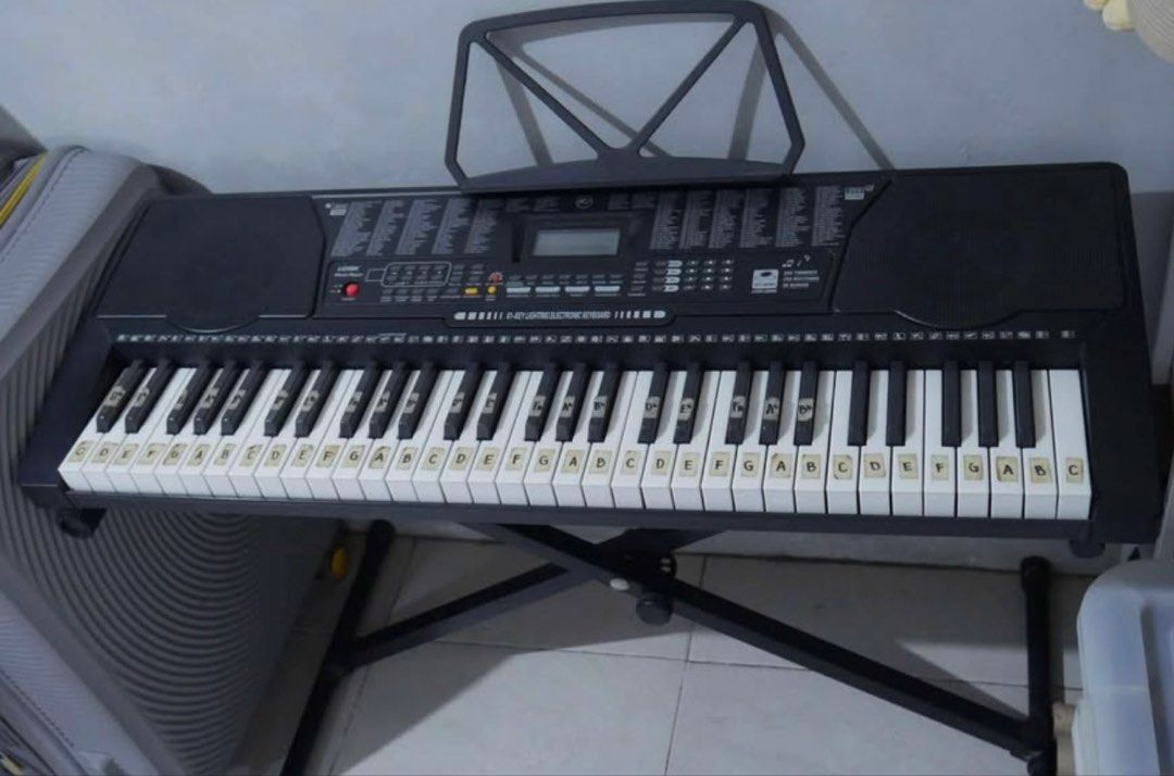 Piano Keyboard with Stand (Category: Musical Instruments) located in Makati City. Submitted by angelicarose122301 (Listing ID 1460704796, Image 1). Description: Piano Keyboard with Stand Barely Used No Issue Location: Sta. Ana Manila.