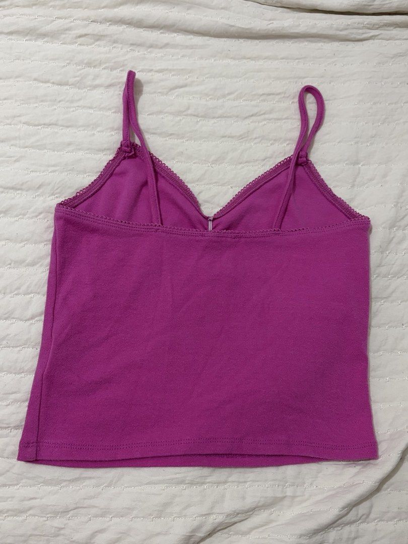Pink Cotton On Tank Top Cami (Category: Sleeveless) located in Paranaque City. Submitted by gensclosettt (Listing ID 1460658904, Image 3). Description: Similar to brandy Like new, rarely used In good condition Fits xxs-s or medium (stretchy fabric).