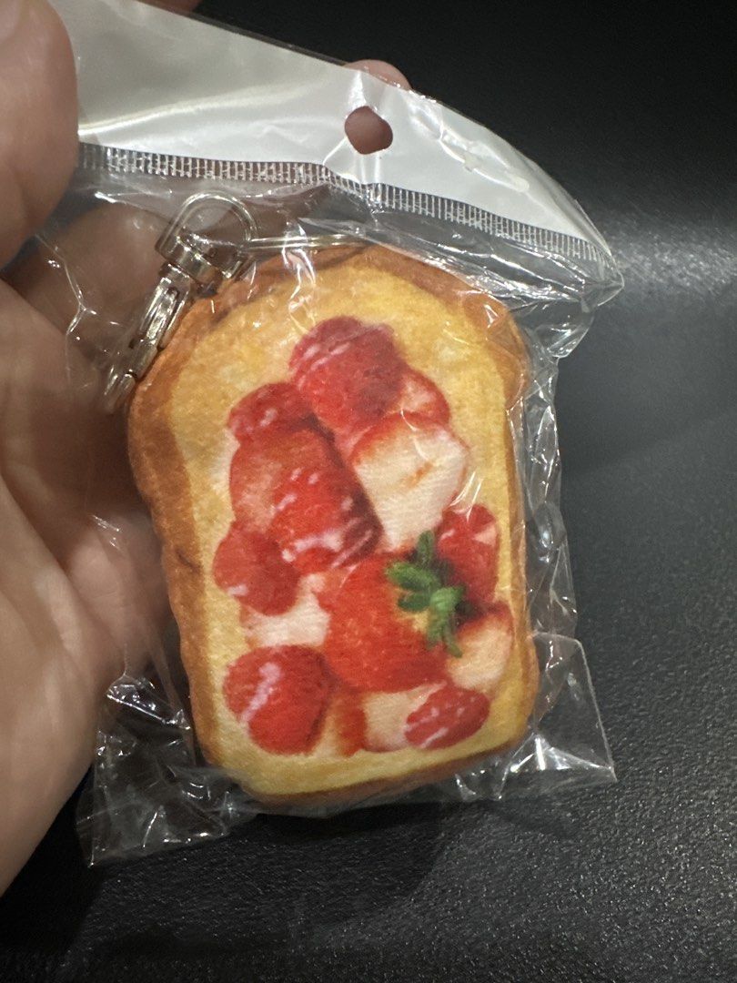Plushie Bread Keychain (Category: Other Accessories) located in Manila. Submitted by krystalchewey_ (Listing ID 1460678903, Image 3). Description: Bnew Actual Photo Posted 280php Keychain .