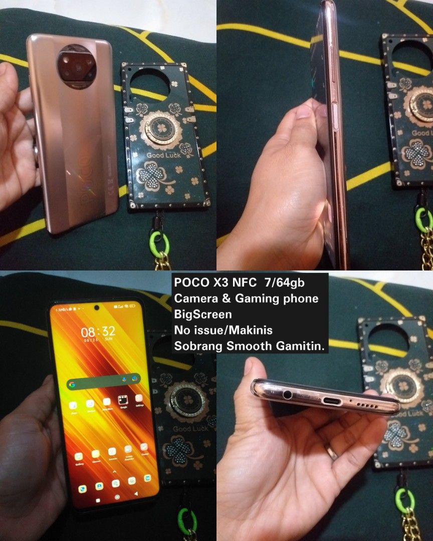 POCO X3 NFC 6+1 Ram/64gb Rom storage (Category: Android Others) located in Caloocan City. Submitted by marygrace01421 (Listing ID 1460692491, Image 1). Description: FOR SALE P3,500 POCO X3 NFC 6+1gb Ram/64gbRom. No issue Makinis Good as new Super Smooth SuperLinaw ng Cam Good Quality Good for Gaming & Camera Phone-Smooth. Unit & Case Only! North Caloocan or Nearby or Lalamove mo(No to COD).
