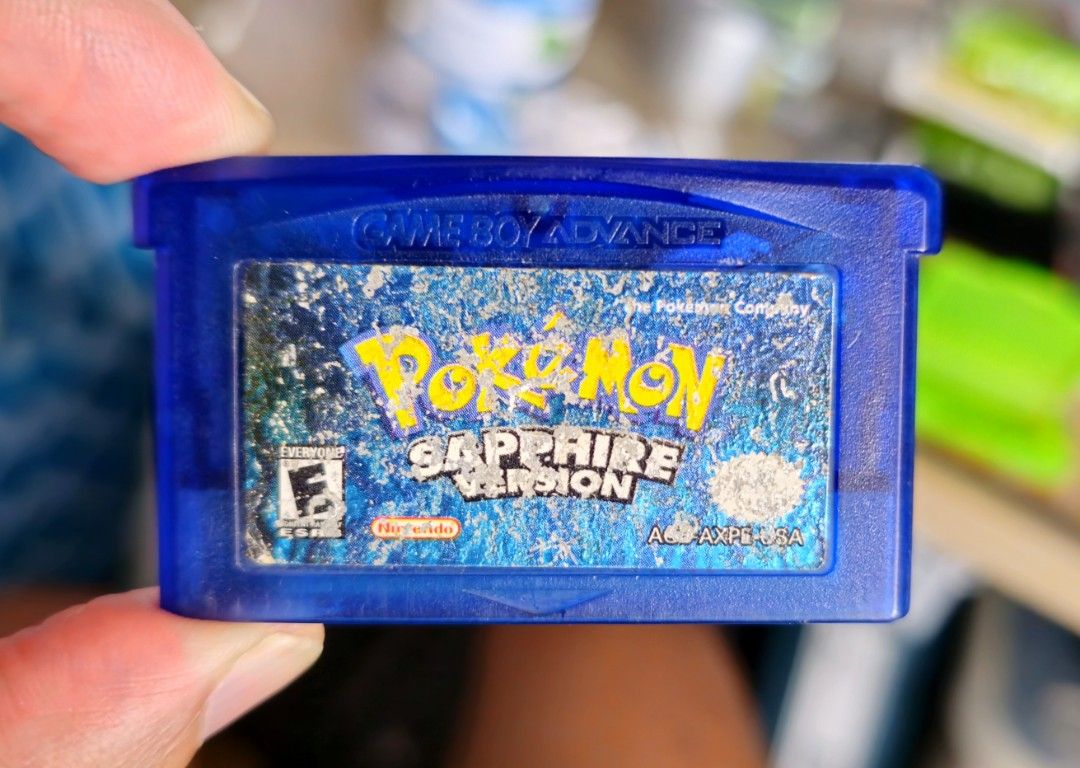 Pokemon Sapphire (US Authentic) (Category: Nintendo) located in Santa Rosa. Submitted by j.r.constantino (Listing ID 1460550011, Image 1). Description: For sale Pokemon Sapphire - Original US version - Newly replaced battery for RTC - Cartridge is working and has no issue - With cartridge case - Fixed price Sta. Rosa, Laguna meetup or shipping via Jnt/LBC/Lalamove.
