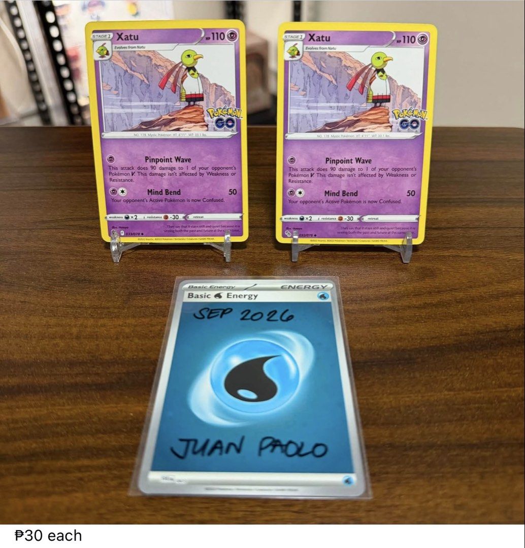Pokémon Bulk Cards (Category: Raw Singles) located in Pavia. Submitted by juansapanataym (Listing ID 1460705691, Image 3). Description: ₱30 each 📍Iloilo 📦J&T 💵GCash/BDO.