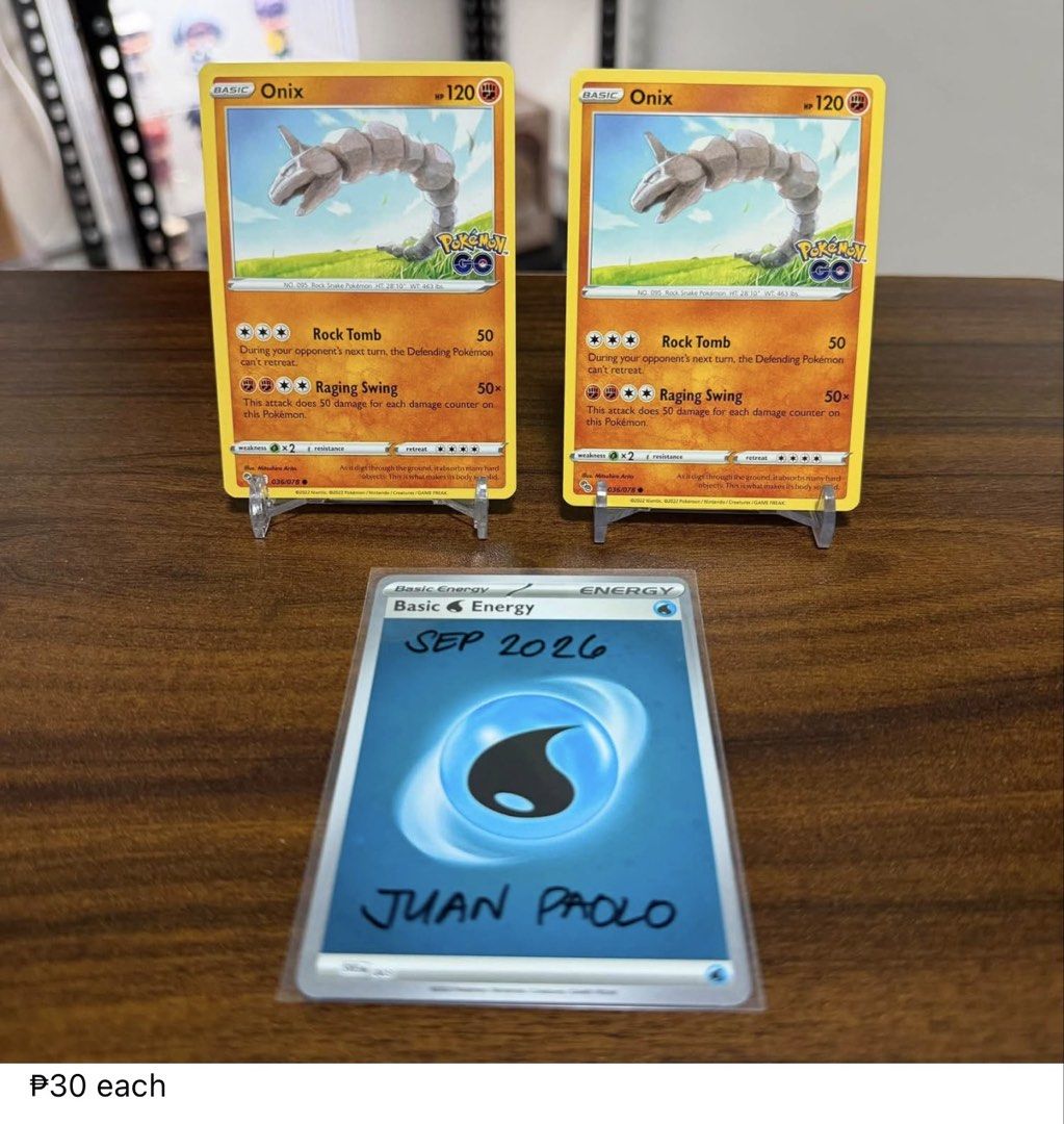 Pokémon Bulk Cards (Category: Raw Singles) located in Pavia. Submitted by juansapanataym (Listing ID 1460705691, Image 1). Description: ₱30 each 📍Iloilo 📦J&T 💵GCash/BDO.