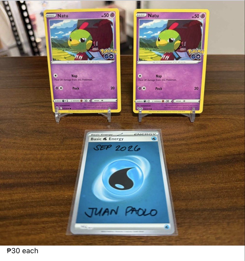Pokémon Bulk Cards (Category: Raw Singles) located in Pavia. Submitted by juansapanataym (Listing ID 1460705691, Image 2). Description: ₱30 each 📍Iloilo 📦J&T 💵GCash/BDO.