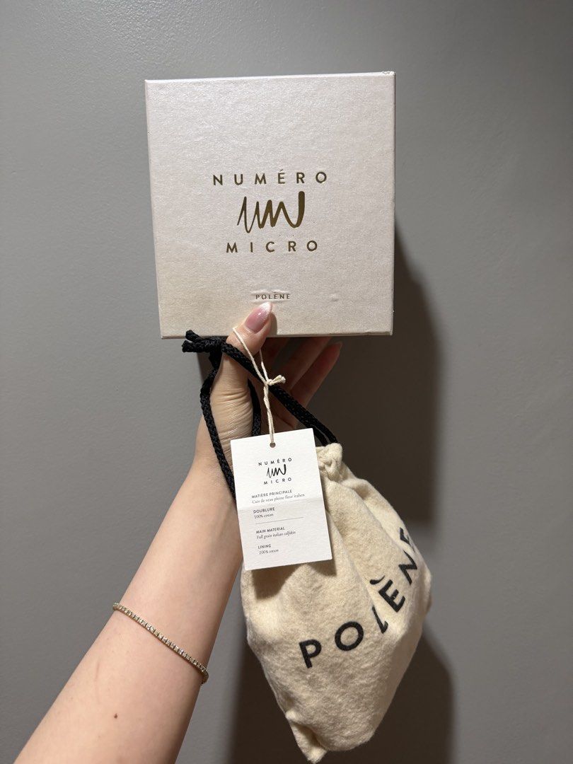 Polène Micro Uno (Category: Luxury Bags & Wallets) located in Quezon City. Submitted by declutterop (Listing ID 1460595656, Image 2). Description: Lightly used Comes with box, dustbag, and tag Available for same day delivery and meetup.