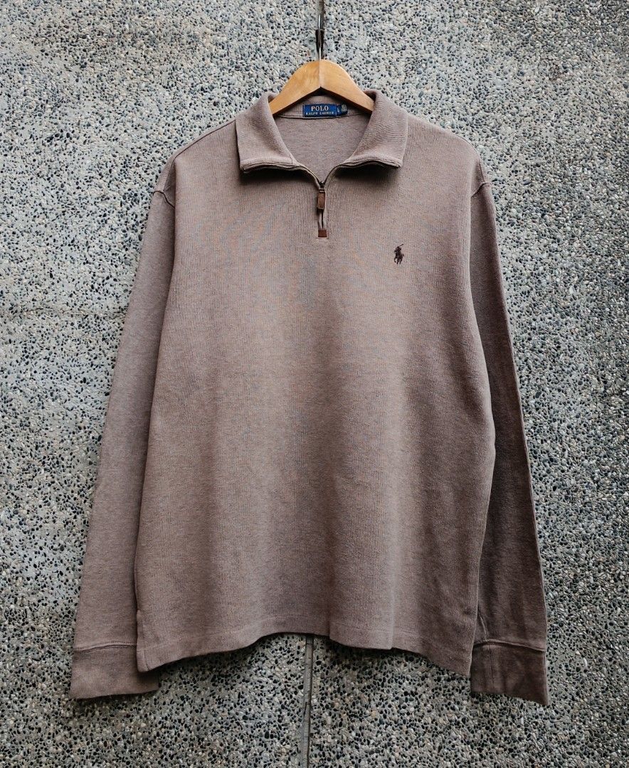 Polo by Ralph Lauren Quarter zip (Category: Activewear) located in Davao. Submitted by st333tcartel (Listing ID 1460550398, Image 1). Description: Large Length 28.5 Width 24.5 Issue:Cut washtags.