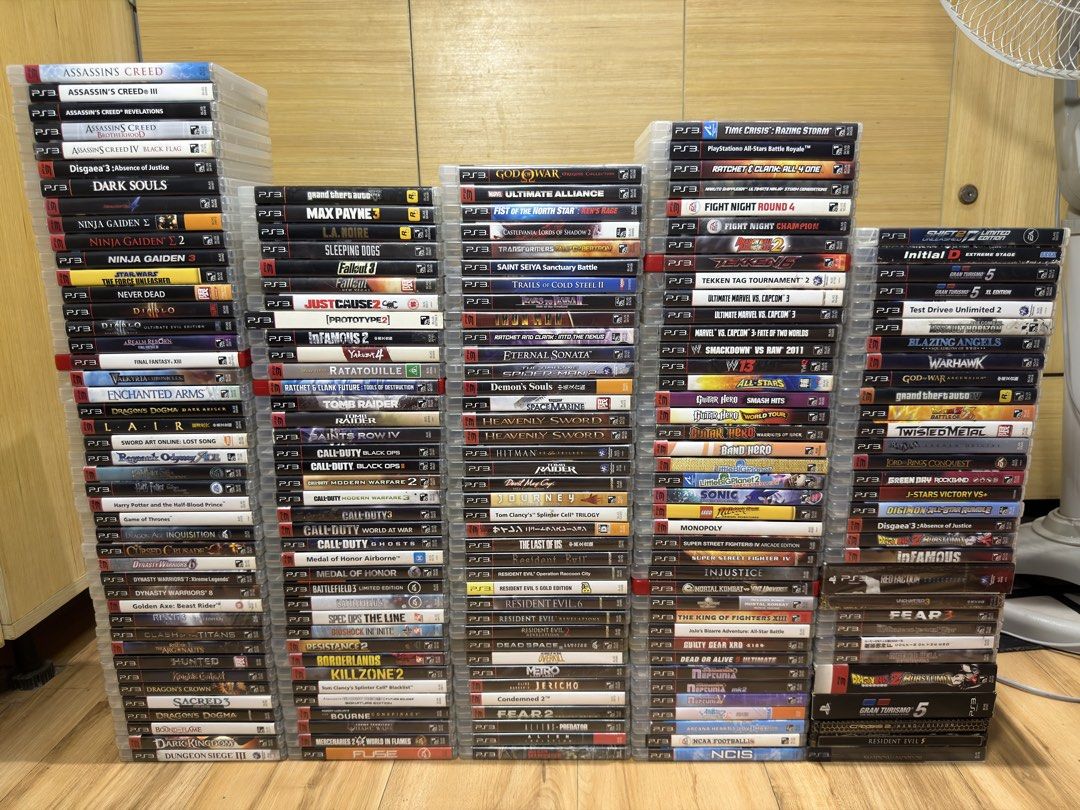 PS3 Games (Category: PlayStation) located in Mandaluyong City. Submitted by mr.playsafe (Listing ID 1460655729, Image 1). Description: All games are tested and working Pick up only or shipping Location: Mandaluyong Warranty: No Warranty. Mode of Payment: Gcash Shipping: Lalamove or LBC Crossposted PS3 Games CIB Assassin’s Creed - 500 Assassin’s Creed III - 400 Assassin’s Creed Revelations - 400 Assassin’s Creed Brotherhood - 400 Assassin’s Creed 