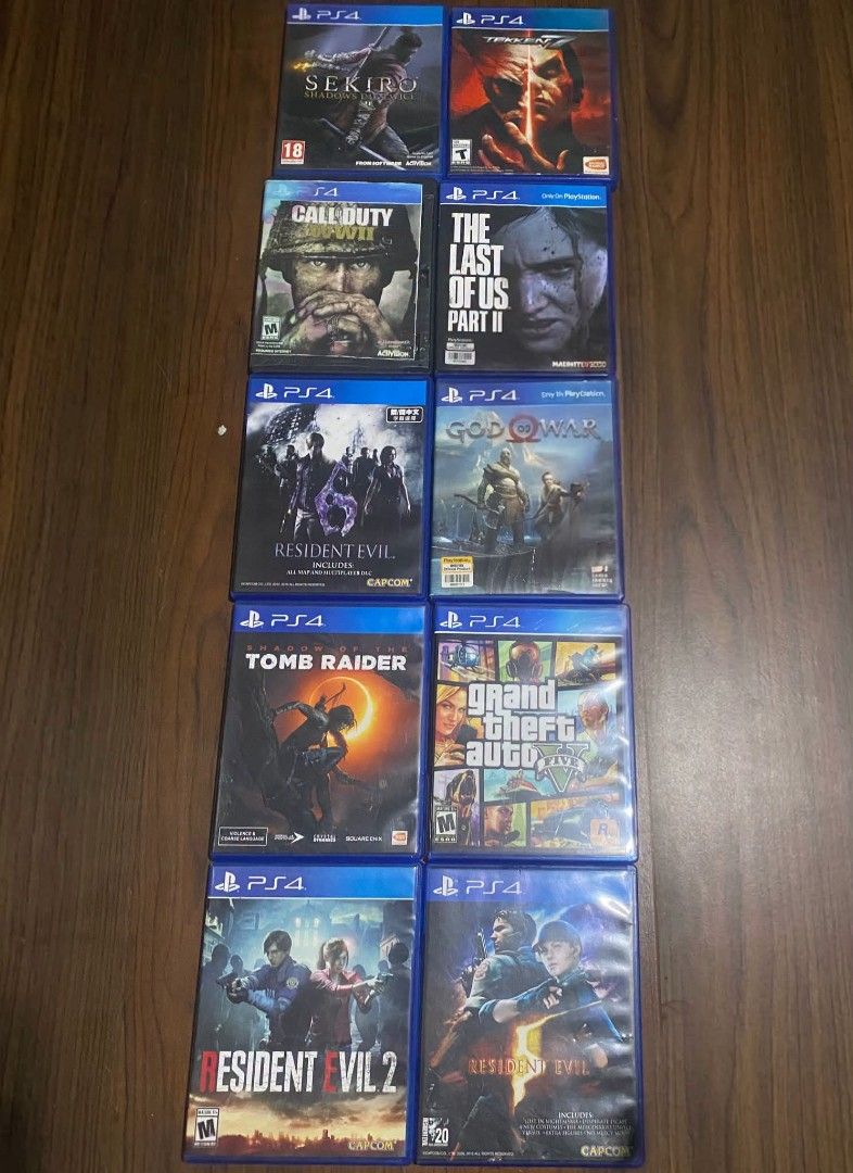 PS4 GAMES AVAILABLE (Category: PlayStation) located in Tagum. Submitted by rey_santiago1928 (Listing ID 1460556669, Image 1). Description: AVAILABLE GAMES FOR PS4 IN A GOOD CONDITION NO ISSUE.