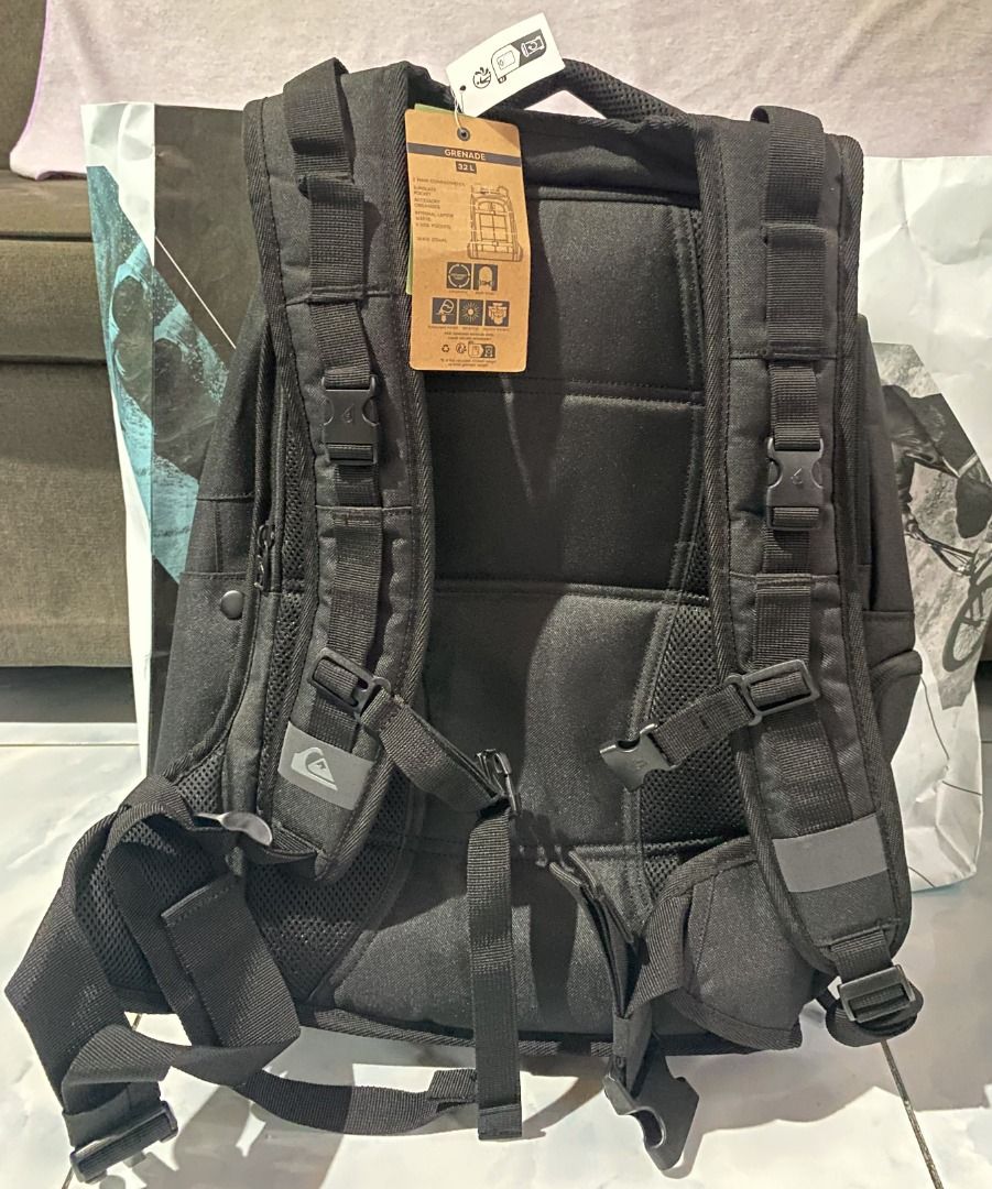 Quiksilver Grenade Technical Backpack (Category: Backpacks) located in Davao. Submitted by wilddog-09e0 (Listing ID 1460614674, Image 3). Description: Selling Quiksilver Backpack (32L) PRICE IS NEGOTIABLE Disclaimer: 2nd, 4th, and 5th photos are for reference only. Location: Davao City I Open for personal delivery & meet-up within Davao City. Payment first / NO COD-COP Courier: J&T.