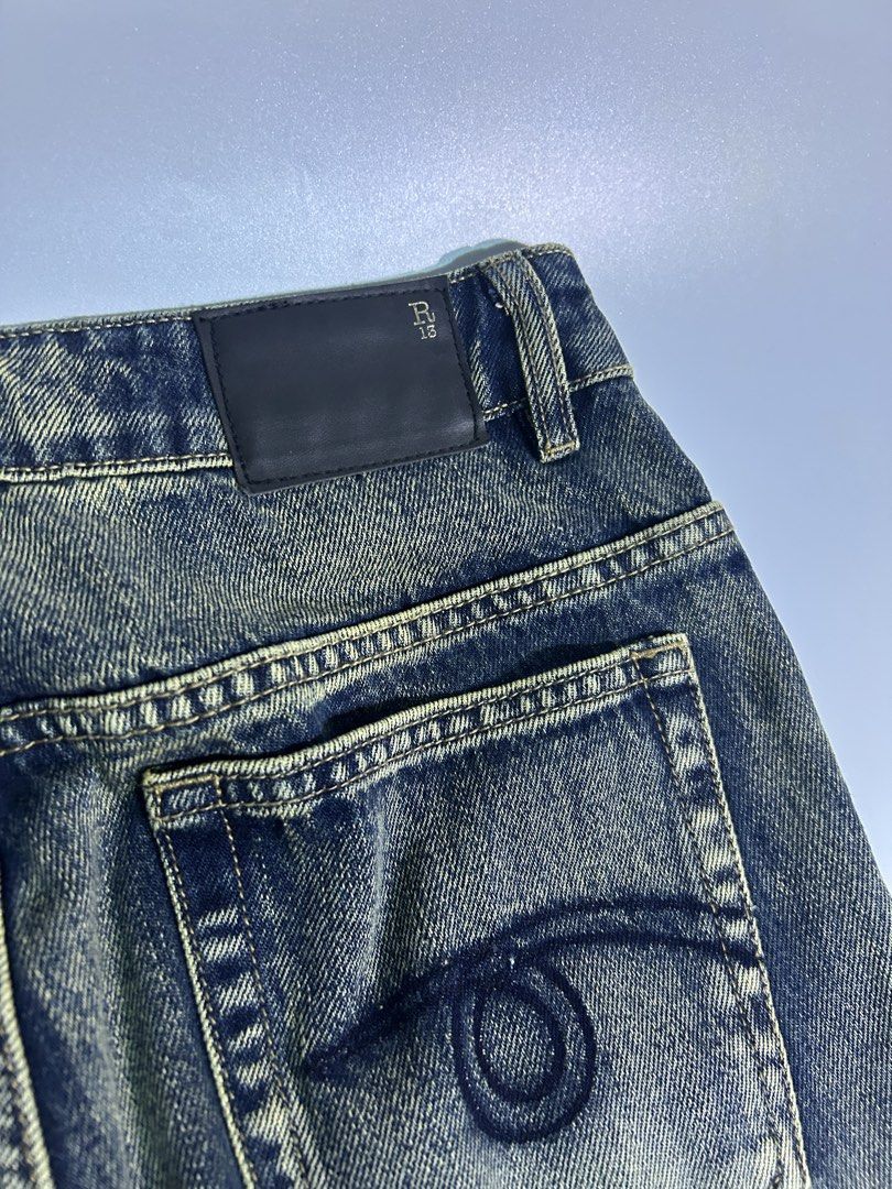 R13 D'arcy Flare Jean (Category: Jeans) located in Manila. Submitted by venluxury (Listing ID 1460644226, Image 1). Description: R13 D'arcy Flare Jean W 29 L 41 Leg op 11 Good As New No issue 📩📩📩.