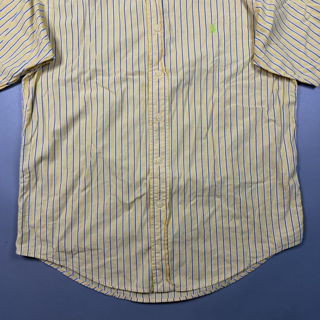 Ralph Lauren - Buttondown Stripe Shirt (Category: Tshirts & Polo Shirts ) located in Paranaque City. Submitted by millennial_goodz (Listing ID 1460656273, Image 3). Description: WTS Ralph Lauren - Buttondown Stripe Shirt Size Medium Dimensions: 22" / 29" Excellent condition Authentic DM.