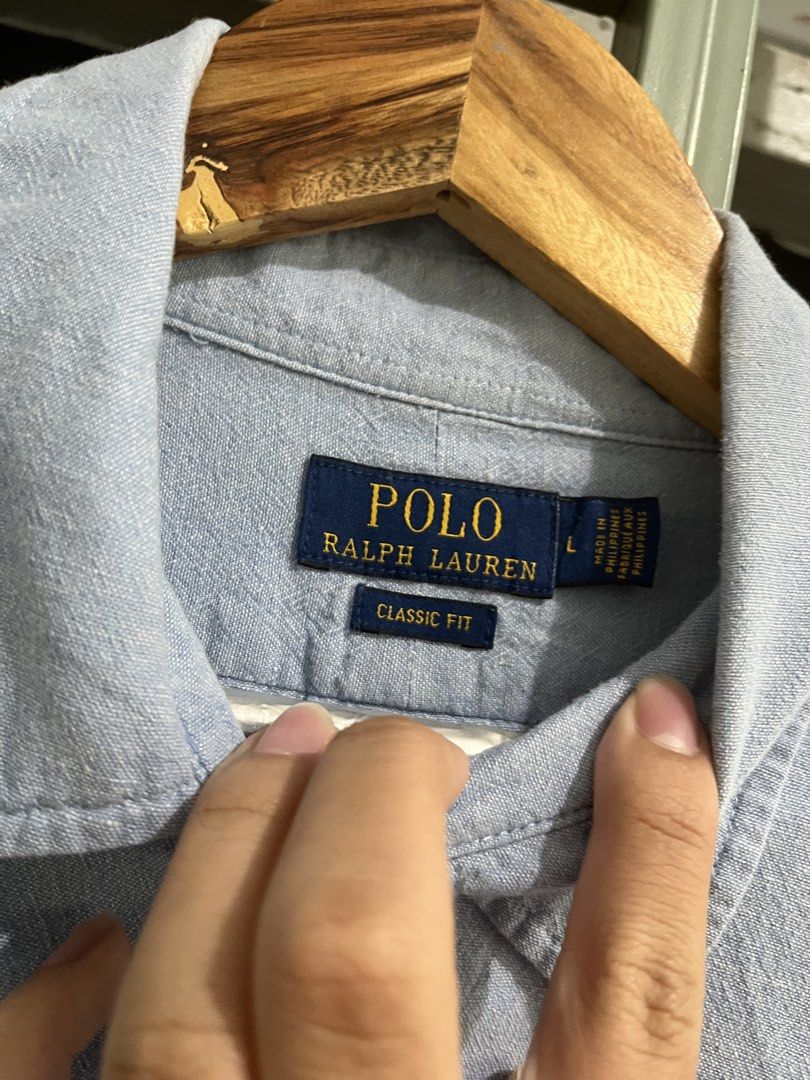 Ralph Lauren Button up (Category: Formal Shirts) located in Manila. Submitted by 6amthrift (Listing ID 1460632860, Image 3). Description: 21 x 28 .