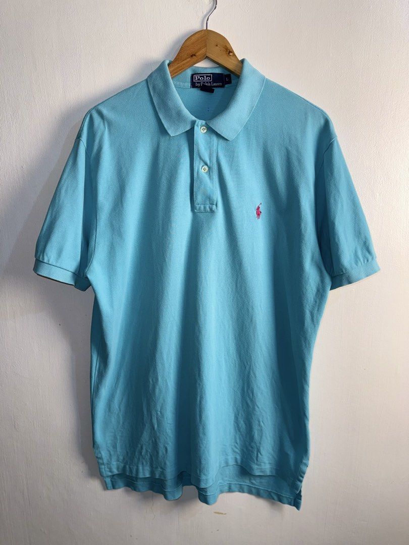 Ralph lauren turquoise blue (Category: Tshirts & Polo Shirts ) located in Daraga. Submitted by mirandillaadrian (Listing ID 1460642702, Image 1). Description: Authentic 9/10 Minimal fold line and sa slit 22.5x30.5.