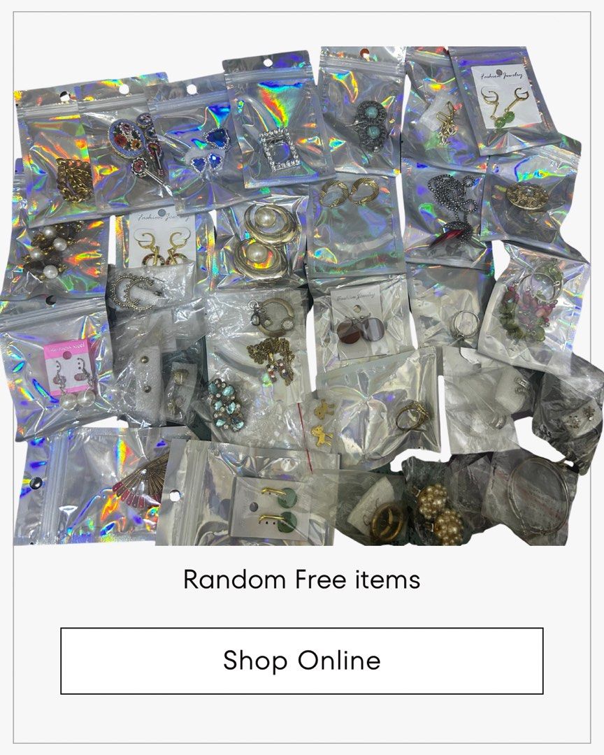 Ramdom Free Accessories (Category: Body Jewelry) located in Manila. Submitted by ella_shop777 (Listing ID 1460561640, Image 1). Description: Get free random accessories if you buy any of the clothes on my lists.