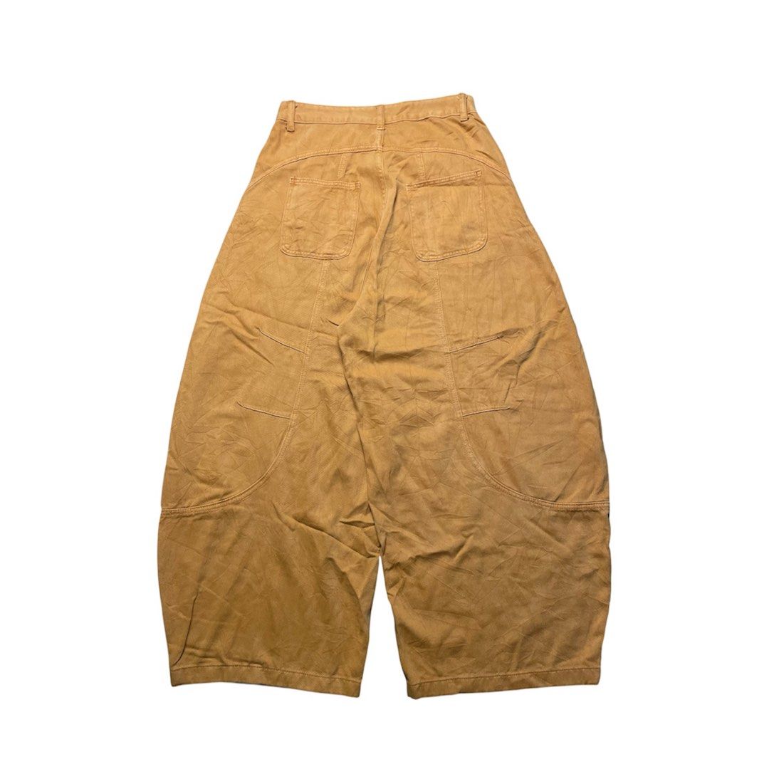 Random barrel pants ( Mustard ) (Category: Jeans) located in Iloilo. Submitted by nextwearco_ilo (Listing ID 1460638437, Image 2). Description: Random barrel pants ( Mustard ) • Brand new condition • 32- 33 W X 43 L • 13 Leg opening ₱ 599 Only Loc : Iloilo city Dm.