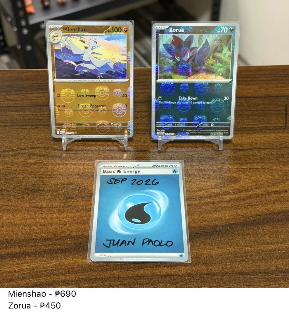 Random Pokémon TCG Hits (Category: Raw Singles) located in Pavia. Submitted by juansapanataym (Listing ID 1460705899, Image 3). Description: See individual photos for prices. All cards in NM-M condition. 📍Iloilo 📦J&T 💵GCash/BDO.