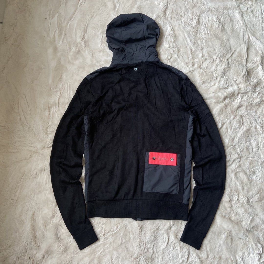 RAPHA - HOODED JACKET AUTHENTIC (Category: Coats, Jackets and Outerwear) located in Bacolod City. Submitted by mic_moneyyyyy (Listing ID 1460571161, Image 2). Description: RAPHA - HOODED JACKET Size : Tagged as Extra Small Shoulder : 17 Pit to Pit : 19 Length : 26 Sleeve : 29 Condition : Excellent Scratch reflecting patch only .