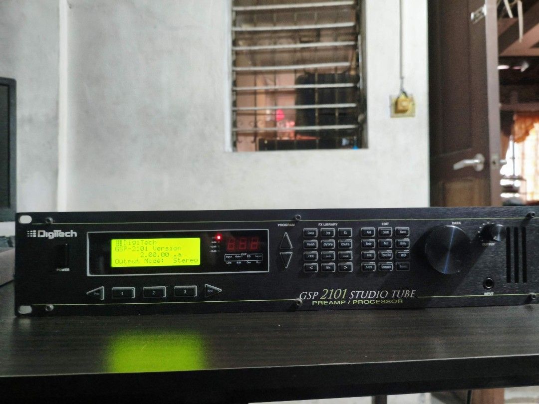 Rare 90's Digitech GSP-2101 Studio Tube Preamp Processor Guitar (Category: Musical Instruments) located in Rizal. Submitted by johnics1123 (Listing ID 1460685974, Image 1). Description: For Sale Only 90's Digitech GSP 2101 Studio Tube Rackmount Effects Used only at my home studio. Famously used by The Edge (U2), Pat Metheny, Vernon Reid, Billy Howerdell, Lance Arny. Pickup and test here at my place location Brgy Muzon Taytay Rizal payment Cash BP