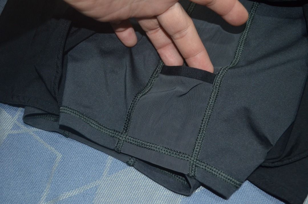 Reebok Running Shorts Size M Preloved (Category: Activewear) located in Polomolok. Submitted by lastthrift (Listing ID 1460562978, Image 2). Description: - Reebok black running shorts - Size: Medium (M) /32-34x11" - Built-in inner brief with a small pocket - "RUN AROUND IT" printed on the waistband - Ideal for running and workouts.