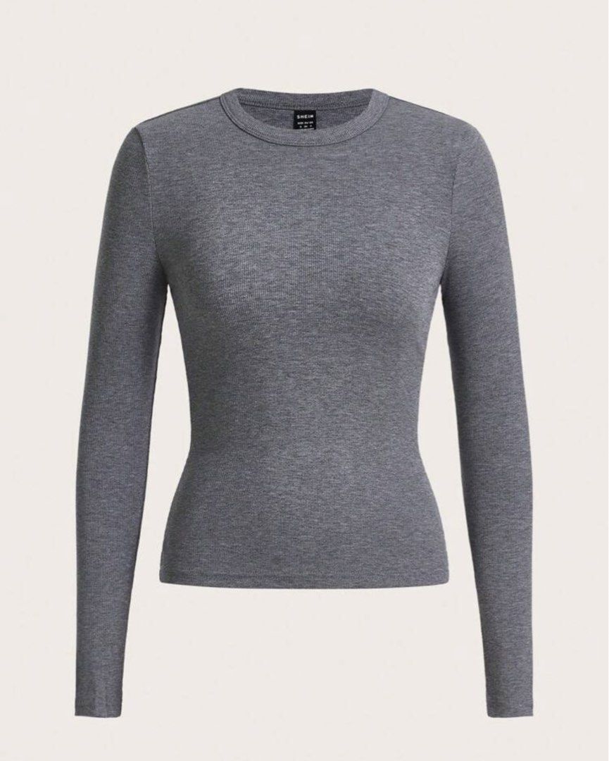 Rib Knit Longsleeves in Gray (Category: Longsleeves) located in Paranaque City. Submitted by slowsundays.club (Listing ID 1460682776, Image 1). Description: .