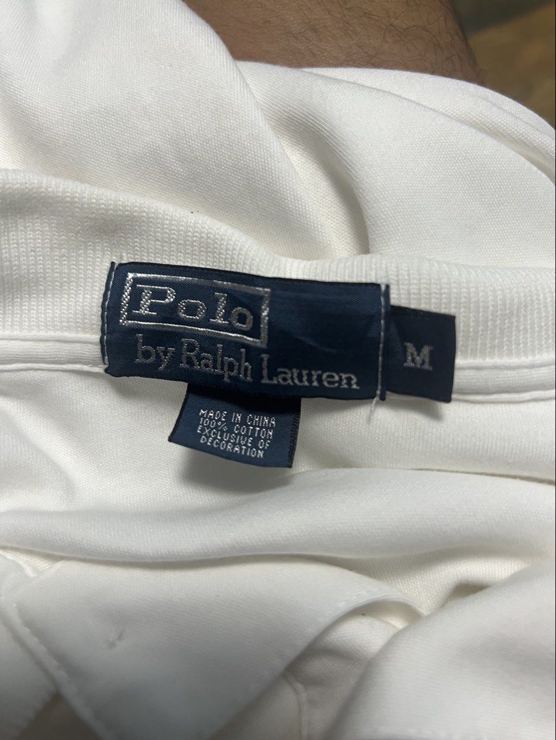 RL polo white shirt (Category: Tshirts & Polo Shirts ) located in Masinloc. Submitted by curatedrock (Listing ID 1460645093, Image 3). Description: Dimension 23x27|29 Medium on tag Excellent condition .