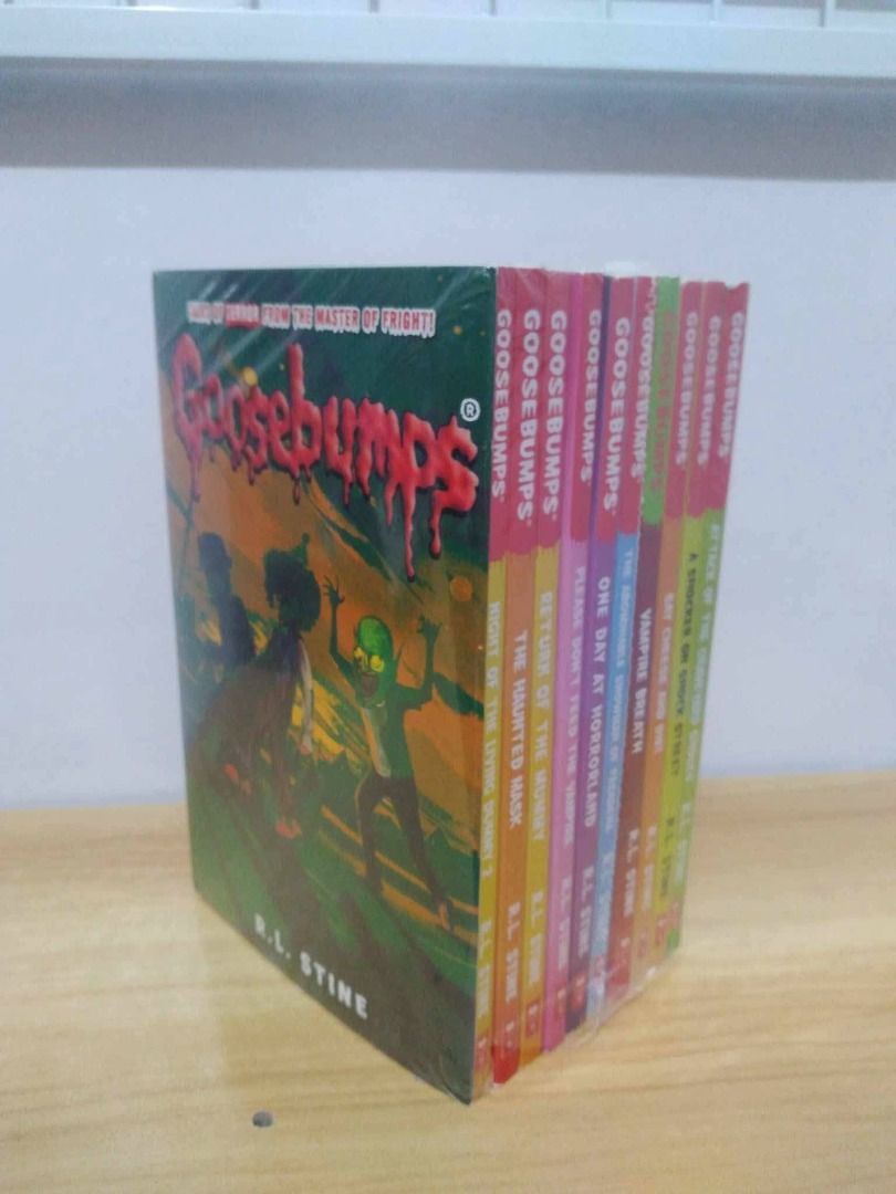 R.L. STINE GOOSEBUMPS BOX SET (Category: Storybooks) located in Cagayan de Oro. Submitted by crome2024 (Listing ID 1460543719, Image 1). Description: .
