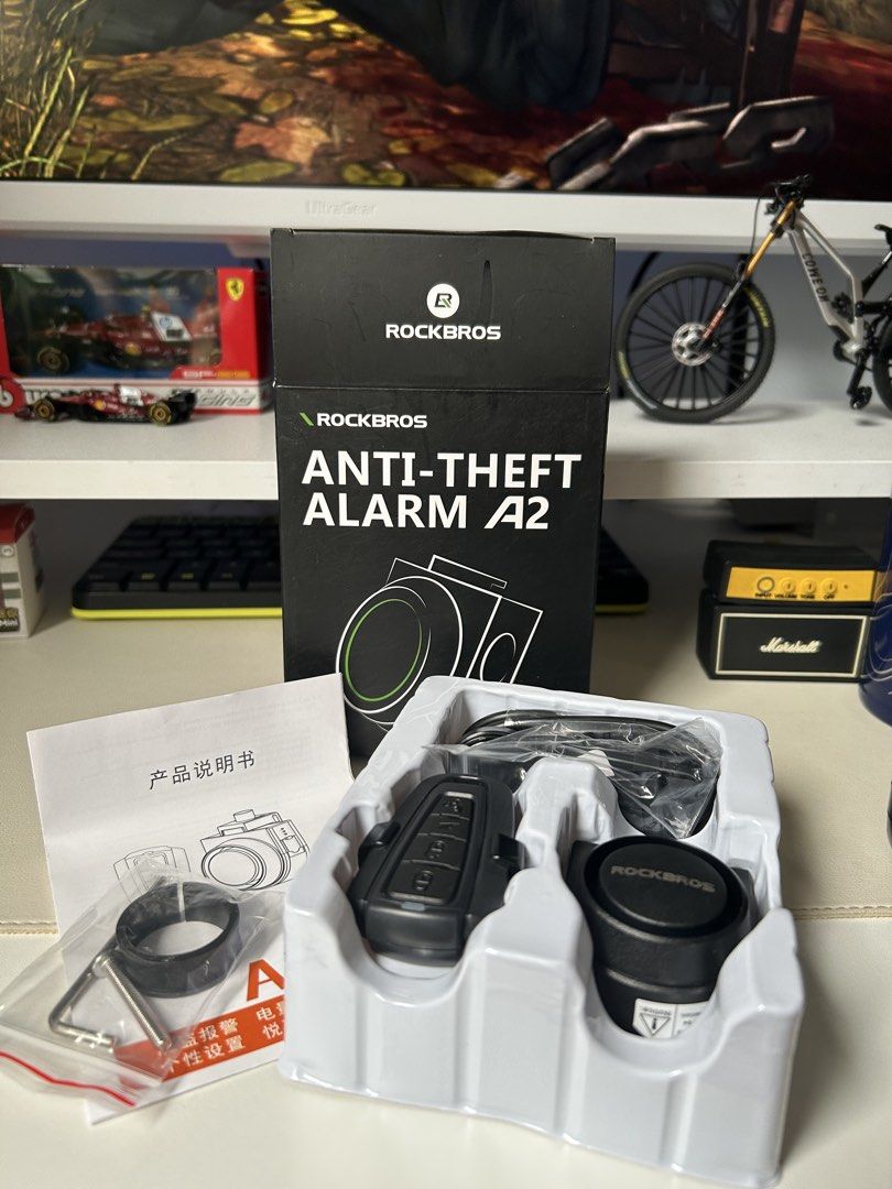 Rockbros Anti-Theft Alarm A2 (Category: Bicycles) located in Pasig City. Submitted by johnlovesgaming (Listing ID 1460513053, Image 3). Description: - Brand: Rockbros - Model: Anti-Theft Alarm A2 - Features: IPX5 Waterproof, USB Charging, Long Battery Life, Personalized Setting, Concealed Installation - Material: Industrial Plastic - Security: Anti-theft alarm for bicycles.