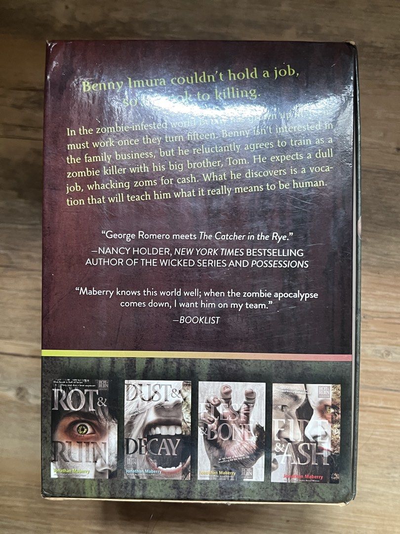 Rot and Ruin series (4 books) (Category: Storybooks) located in Manila. Submitted by shinae40 (Listing ID 1460568338, Image 3). Description: Please note that I can only offer delivery thru grab or lalamove since I have a full time job. Mode of payment can be thru gcash, maya or bank transfer via instapay. All books are authentic copies..