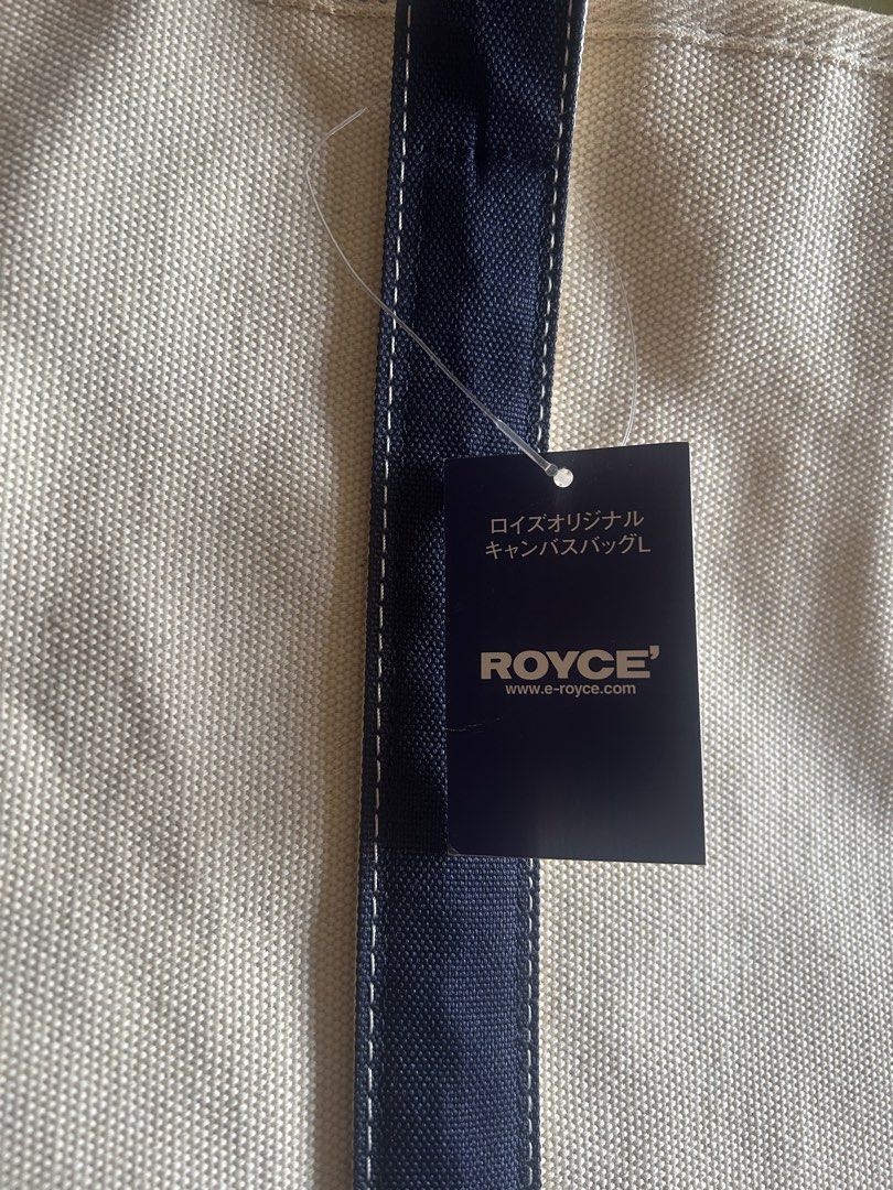 Royce Canvas Large Shopping / Tote Bag (Category: Tote Bags) located in Binan City. Submitted by impulsebuyer12 (Listing ID 1460549462, Image 2). Description: Size is 21.5” x 14.5” x 6” From Royce .