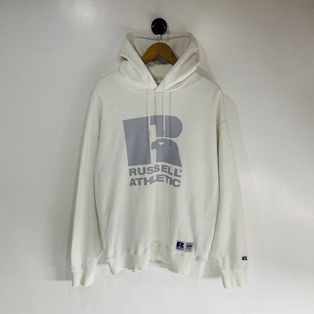 Russel Athletics (Category: Hoodies) located in Cavite. Submitted by ferrerapparel. (Listing ID 1460695298, Image 2). Description: Excellent condition Color rate:9.5/10 Authentic Heavy Cotton L-XL.