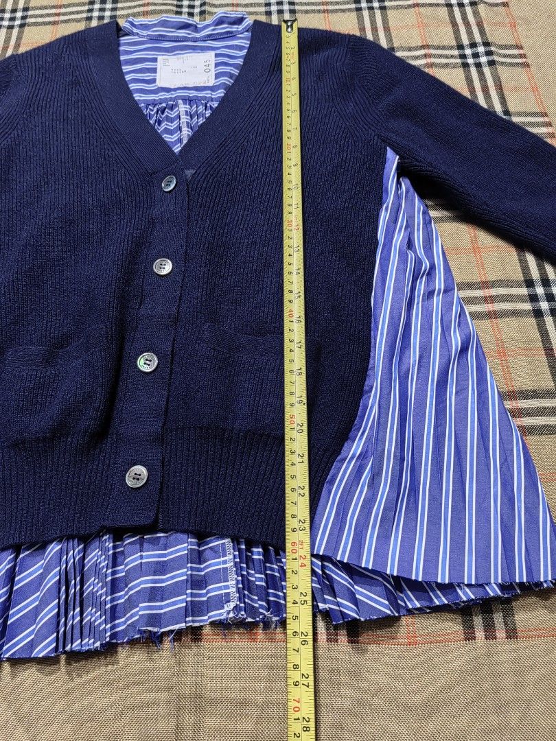 SACAI (Category: Coats, Jackets and Outerwear) located in Baguio. Submitted by curated_luxe_brandeds (Listing ID 1460663506, Image 3). Description: SACAI DIMENSION: L24-25 X W19 FITS MEDIUM TO LARGE WOMENS SIZE 2 ON TAG SEE PICS FOR DETAILS EXCELLENT CONDITION COLOR MAY VARY DUE TO LIGHTING MOP BDO /GCASH NO COD /COP FB PAGE /CAROUSELL : curated_luxe_brandeds FACEBOOK SELLING ACCOUNT : Esteph Colpita SA PHYSICAL STORE :STALL 324A THIRD FLOOR SKYW