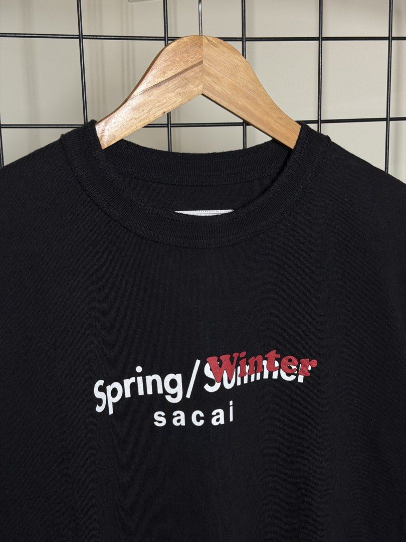 Sacai S/W 2019 shirt. (Category: Tshirts & Polo Shirts ) located in Cainta. Submitted by the_g0ods (Listing ID 1460655792, Image 3). Description: Sacai S/W 19 collection shirt. Dimensions: 21 width x 26 length 🏷️ 2200 (Shipped) 📍Color may vary due to lighting, please manage your expectations for some issues may not be seen or indicated..