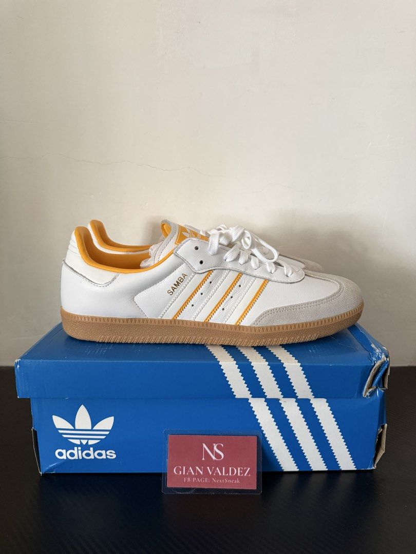 Samba OG “White Crew Yellow” (Category: Sneakers) located in Manila. Submitted by nextsneak (Listing ID 1460620644, Image 2). Description: ‼️ FOR SALE ‼️ 💸 2650 pesos ✅ (6800 SRP ❌) Samba OG “White Crew Yellow” Size: 11 💯 Brandnew / Complete 💯 Original / Authentic 📄 FB Page: NextSneak 📦 Nationwide shipping 📍Taguig location.