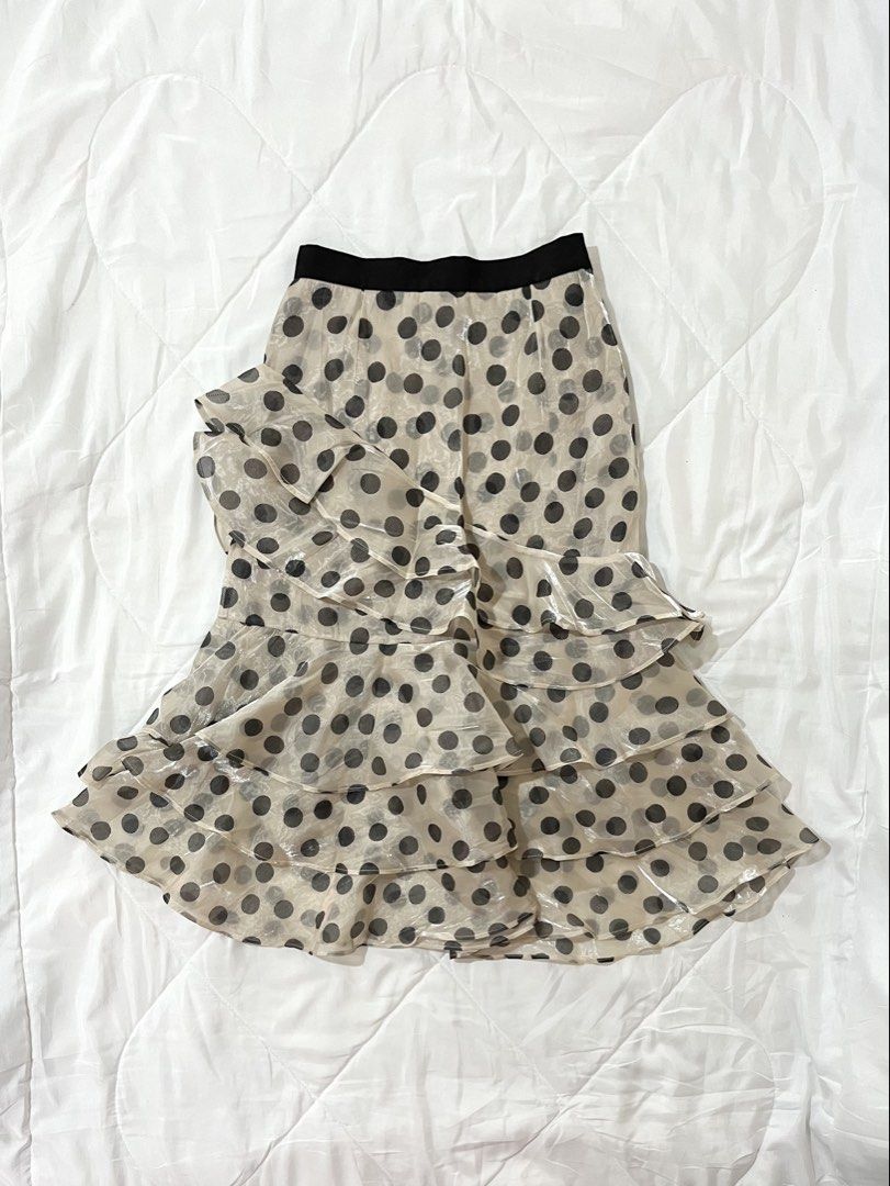 Satin Polka Dots Layered Skirt (Category: Skirts) located in Naga. Submitted by itsrhoda (Listing ID 1460547776, Image 1). Description: 𝐓𝐇𝐈𝐑𝐓𝐈𝐄𝐓𝐇 𝐂𝐎𝐋𝐋𝐄𝐂𝐓𝐈𝐎𝐍 🌞🌤️🪐✨ A series of y2k/vintage masterpieces you badly desire to add to your set of handpicked clothes. READ! ✨ Kindly send a message with your NAME, ADDRESS, and CONTACT NUMBER after claiming. ✨ Mine-Bid-Lock Basis ✨ EOB: September 11, 2026 at 8:08 PM PHT ✨ Every item is 