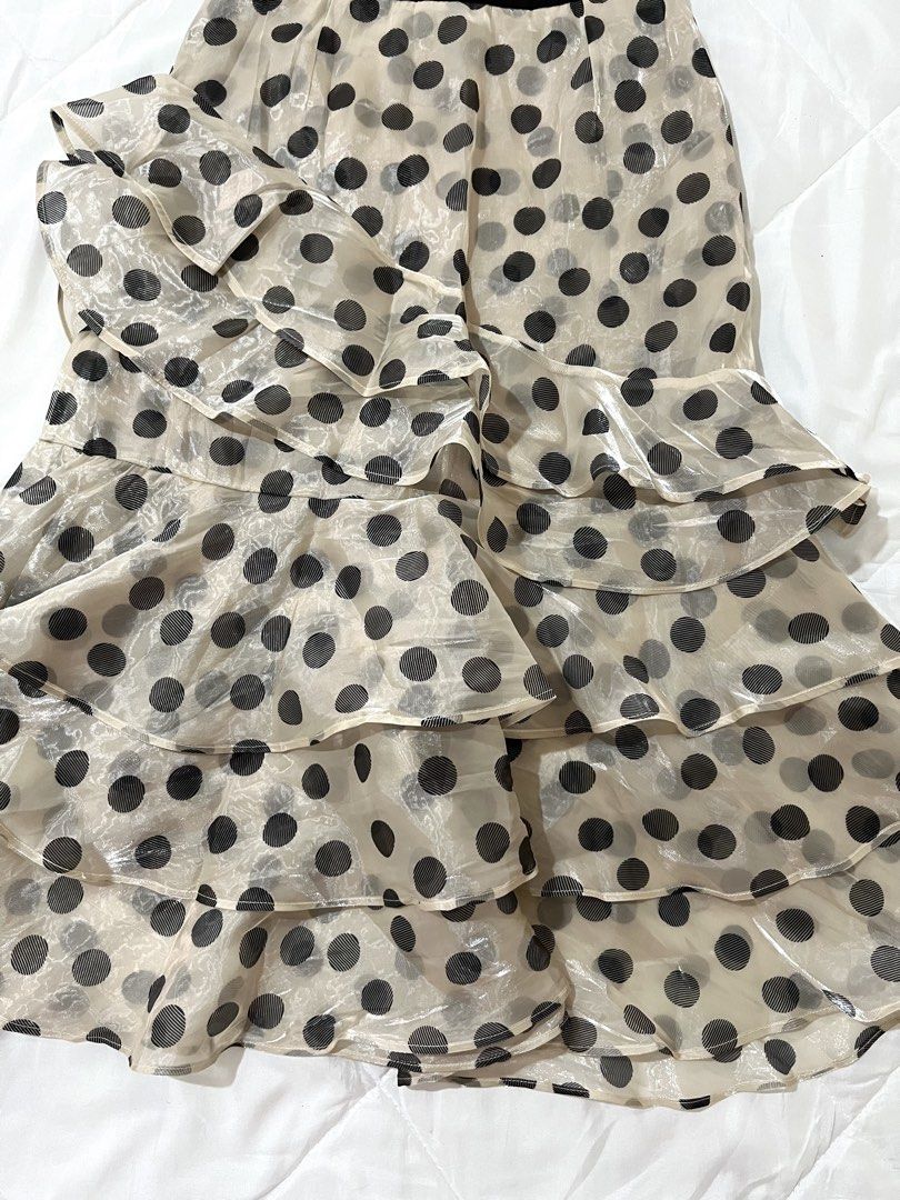 Satin Polka Dots Layered Skirt (Category: Skirts) located in Naga. Submitted by itsrhoda (Listing ID 1460547776, Image 2). Description: 𝐓𝐇𝐈𝐑𝐓𝐈𝐄𝐓𝐇 𝐂𝐎𝐋𝐋𝐄𝐂𝐓𝐈𝐎𝐍 🌞🌤️🪐✨ A series of y2k/vintage masterpieces you badly desire to add to your set of handpicked clothes. READ! ✨ Kindly send a message with your NAME, ADDRESS, and CONTACT NUMBER after claiming. ✨ Mine-Bid-Lock Basis ✨ EOB: September 11, 2026 at 8:08 PM PHT ✨ Every item is 
