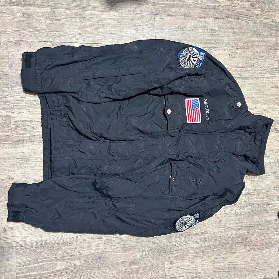 Security Guard Jacket (Category: Coats, Jackets and Outerwear) located in Paranaque City. Submitted by raphaeldleon (Listing ID 1460528976, Image 1). Description: Very good condition Size - 27" by 22".