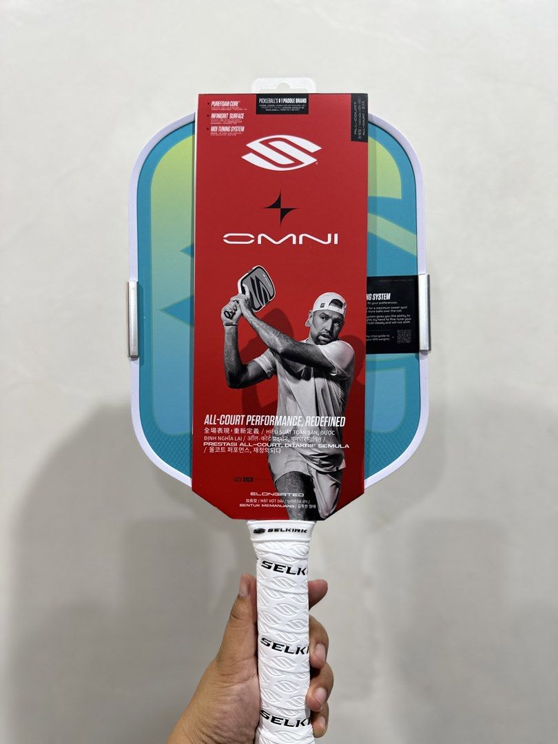 Selkirk OMNI Pickleball Paddle (Category: Racket and Ball Sports) located in Manila. Submitted by azshopmnl (Listing ID 1460545506, Image 1). Description: - Selkirk OMNI Calypso -Elongated -16mm -brand new -free cookie grip.