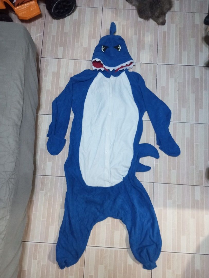 Shark jumpsuit costume for adults size medium (Category: Babies & Kids Fashion) located in Las Pinas. Submitted by kaswakto (Listing ID 1460651426, Image 1). Description: 〽️ Shark jumpsuit costume for adults size medium 〽️ Dimensions: 51 inches length shoulder to toe x 23 inches width 〽️ excellent condition no issues 💰Php 450 +sf 📌Lpdh Las Pinas/Evacom or Valley2 Paranaque 📞091******78 contact no. 🗳️Payment thru Gcash 091******78 Jayvie Godma