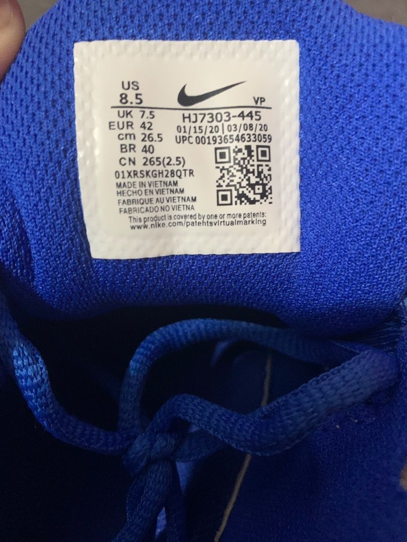 Shoes (Category: Sneakers) located in Caloocan City. Submitted by swiftdog.f7acbd (Listing ID 1460621108, Image 3). Description: Nike Shox R4 Blue.