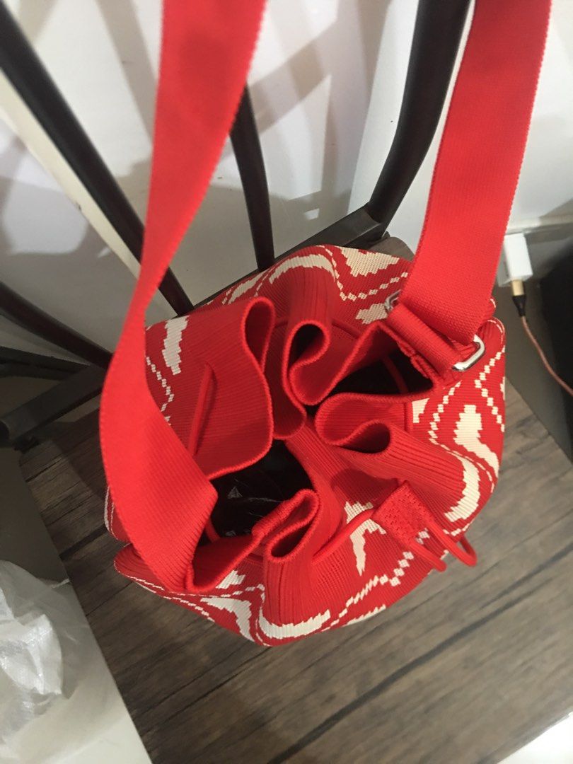 Shoulder bag/Sling Bag/Thick Canvas/BucketBag (Category: Shoulder Bags) located in Morong. Submitted by vastcat.b247ee680 (Listing ID 1460602448, Image 2). Description: Item is preloved Looks new No issues No Brand but quality.