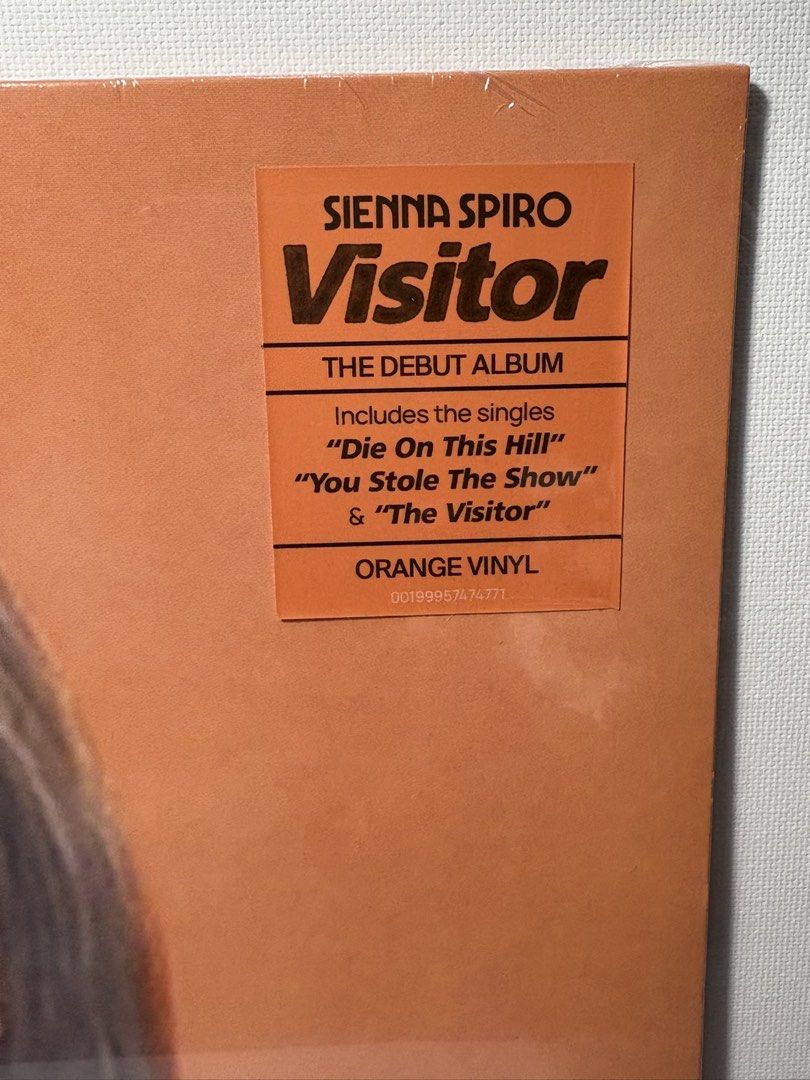 Sienna Spiro Visitor Vinyl LP Bnew Sealed (Category: Vinyls) located in Las Pinas. Submitted by tophiers (Listing ID 1460680055, Image 2). Description: SIENNA SPIRO Visitor Vinyl LP Record Pressed on Orange Vinyl Brand New / Sealed LP Php2,699 (net) Actual Photos Posted I Only Have 1 Piece of this Vinyl Item Loc: Las Pinas City Buyer Books for Grab or Lalamove Meet-Ups: Glorietta Makati On Sundays MOP: Cash/ Bpi/ Bdo/ Gcash Maraming Salamat Po!.
