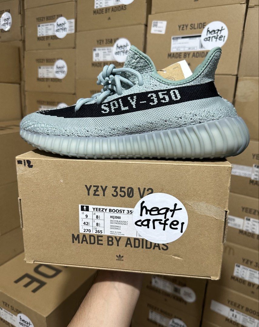 size 9 Yeezy 350 V2 Salt (Category: Sneakers) located in Cavite. Submitted by heatcartel_ (Listing ID 1460657592, Image 1). Description: Below srp deal! COD/COP nationwide 🚚 Yeezy 350 V2 Salt - size 9 brand new ₱12,500 only vermosa / evia alabang / ATC / MOA meet up📍.