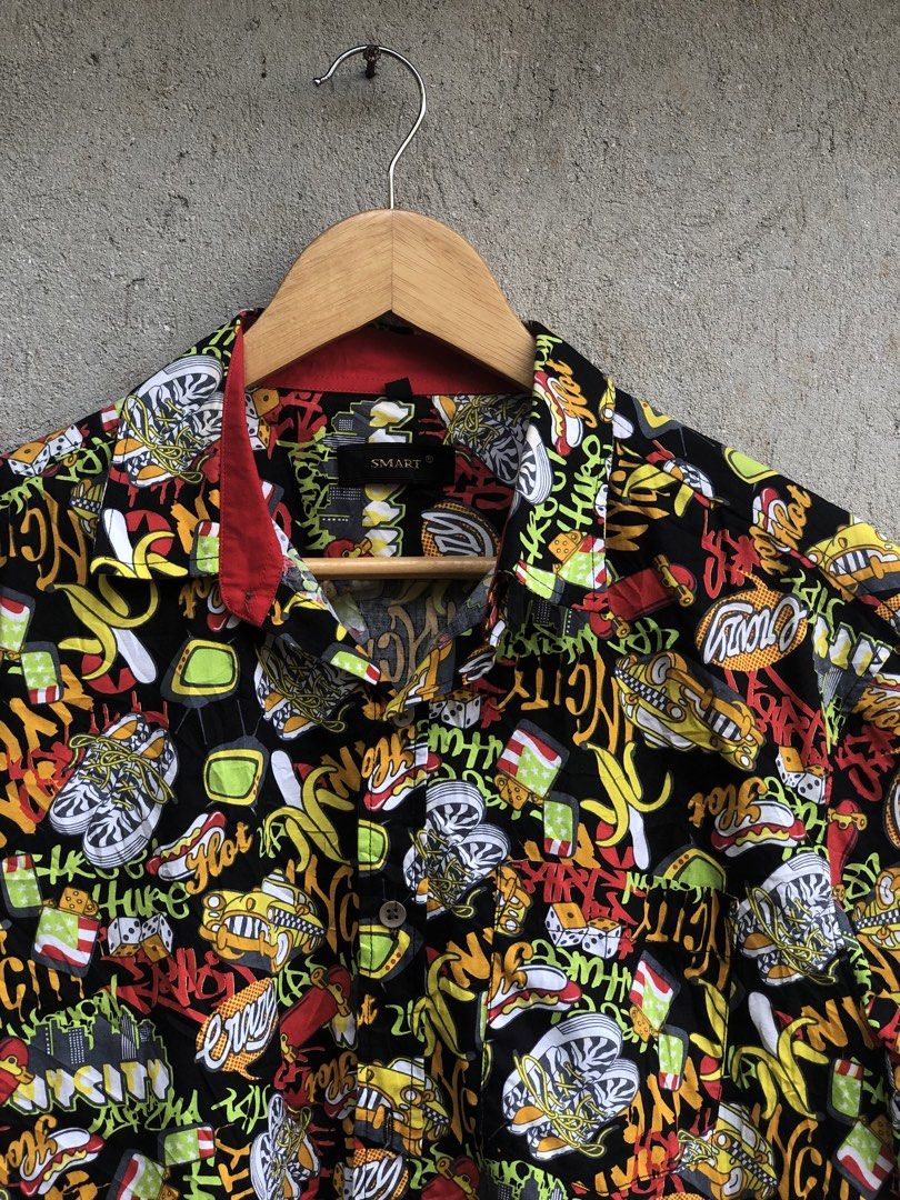 SMART AOP GRAFFITI STYLE🔥🔥🔥 (Category: Activewear) located in Cebu City. Submitted by jeboxjayveejebo (Listing ID 1460509076, Image 3). Description: SMART AOP GRAFFITI STYLE POLO SHIRT🔥🔥🔥 W📏21 L📏27.5 CONDITION RATE📏9.9/10 COLOR RATE📏9.9/10 ISSUE-NONE‼️ ASNEW CONDITION🔥 MINE-599🏷️ Message us for more questions or reservations. ‎💡Actual color may vary due to lighting ‎ ‎ ‎HAVE A GREATDAY EVERY ONE🫶🏻🫶🏻🫶🏻 ‎.