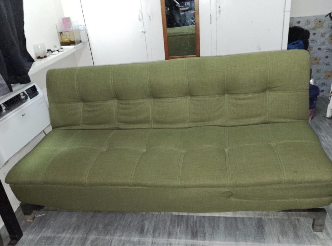 Sofa bes (Category: Sofas) located in Quezon City. Submitted by azzy. (Listing ID 1460600450, Image 1). Description: Sofa bed Semi double size No issues .