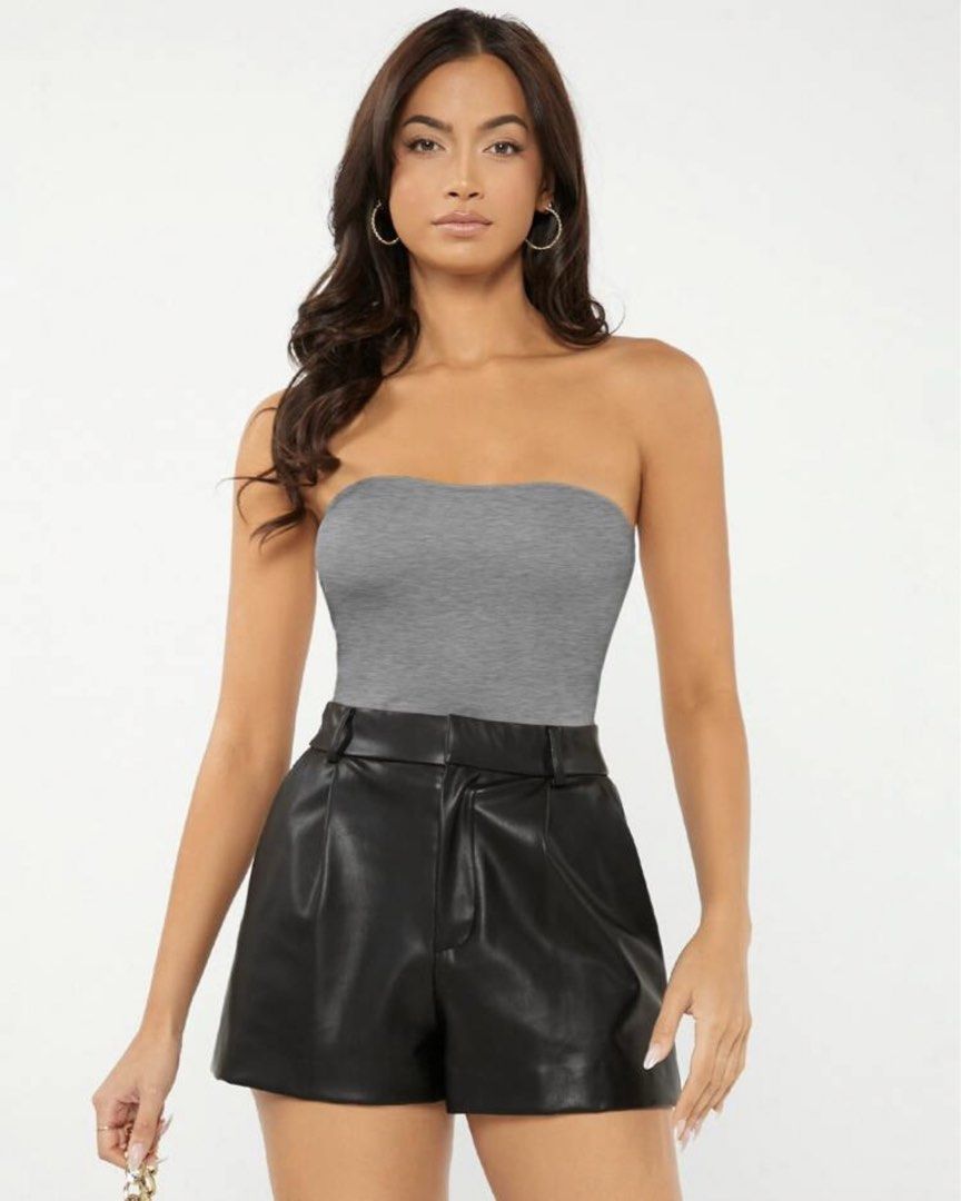 Solid Tube Top in Gray (Category: Sleeveless) located in Paranaque City. Submitted by slowsundays.club (Listing ID 1460684780, Image 1). Description: .