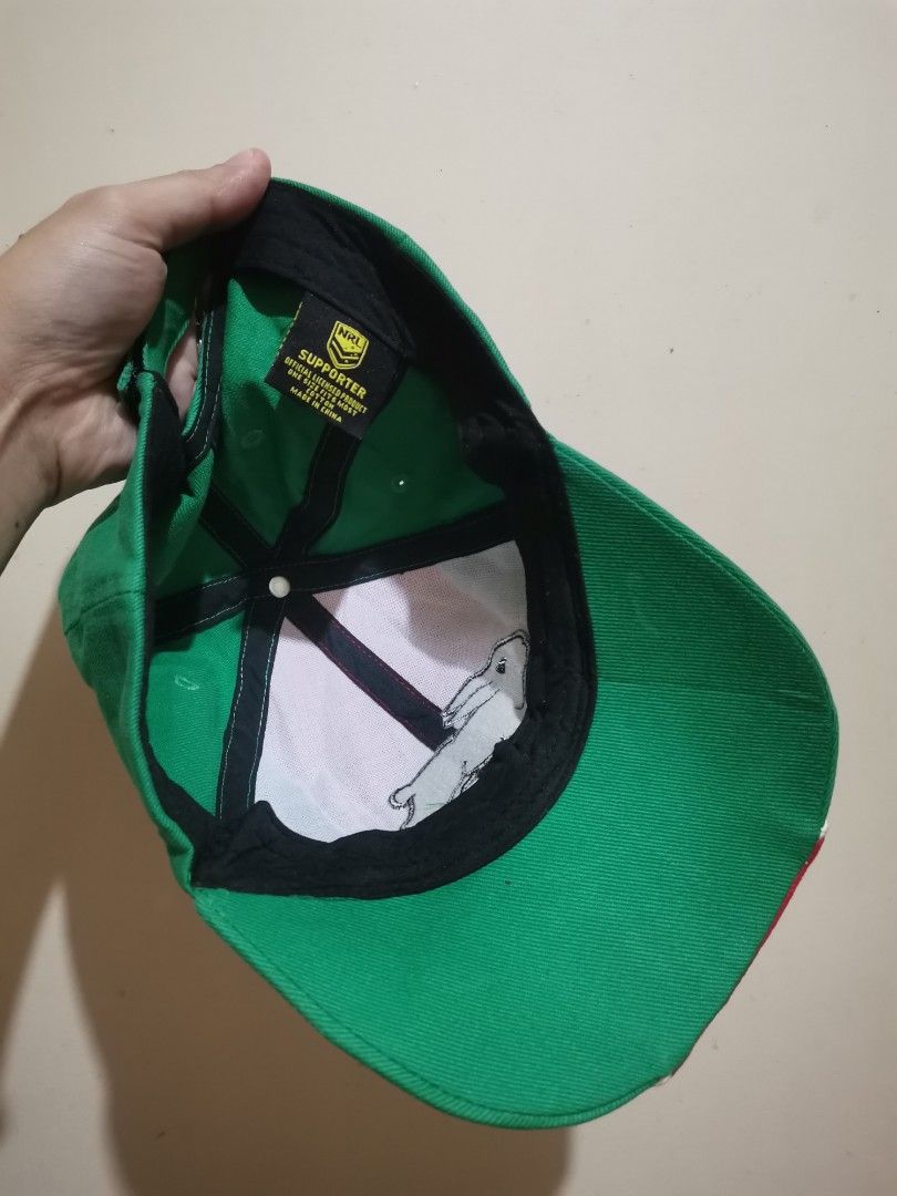 South Sydney rabbitohs hat (Category: Caps & Hats) located in Davao. Submitted by marcio17 (Listing ID 1460620311, Image 3). Description: Very good condition Strapback Needwash and reshaped 550 freeshipping only.