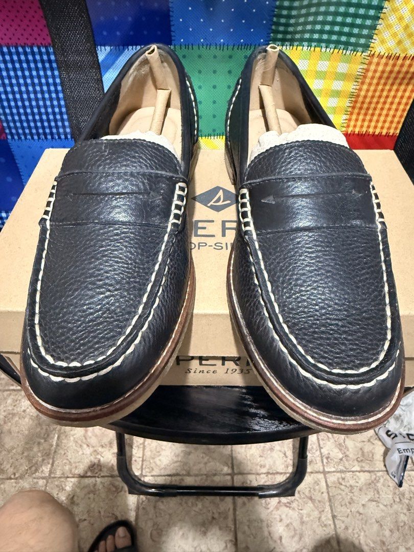 Sperry Seaport Penny Core black (Category: Loafers) located in Quezon City. Submitted by bgchief (Listing ID 1460564085, Image 2). Description: Selling my wife’s loafers that was used once only and kept. Bought in Sperry Trinoma. Buyer takes care of booking and fee of delivery via Grab or Lalamove Payment through BDO or GCash .