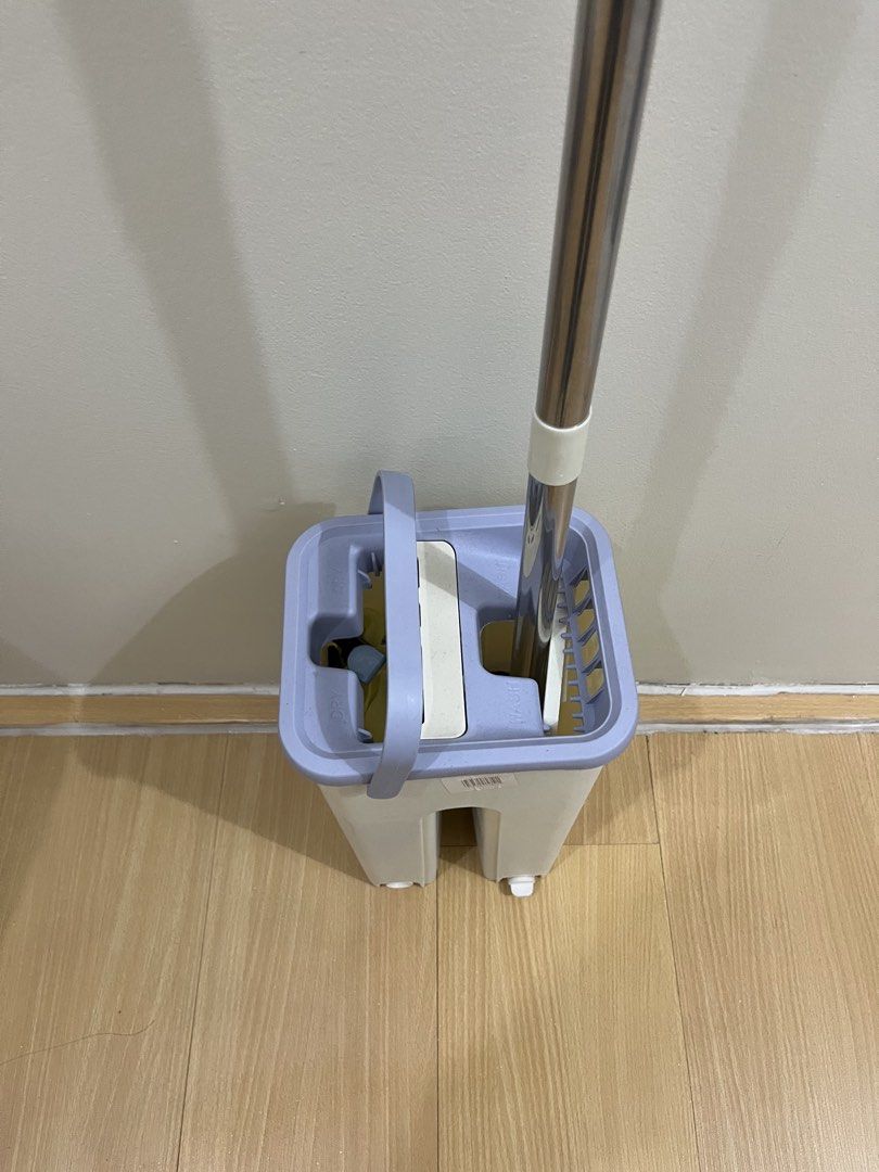 Spin Mop and Bucket Set with Microfiber Mop Head (Category: Cleaning Tools & Supplies) located in Manila. Submitted by gentlefish_473ecf (Listing ID 1460546841, Image 2). Description: - Easy-to-use spin mop and bucket system - Includes one microfiber mop head - Bucket features separate compartments for washing and drying - Stainless steel handle extends for comfortable reach - Ideal for quick and efficient house cleanups - Mop head is washable an