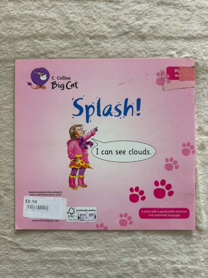 Splash - Lucy Courtenay& Dave Hill (Category: Children's Books) located in Santiago. Submitted by bookworm_club (Listing ID 1460564601, Image 2). Description: 📚no cancellation, return or exchange. 📚secondhand books. some books are in good condition while some has minimal flaws (foxing, creases, dog-eared pages, etc.) 📚reasonable haggling is allowed. 💰MOP: For same day pickup - CASH & BANK TRANSFER For shipping or scheduled pickup - BANK TRANS